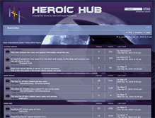 Tablet Screenshot of heroichub.com